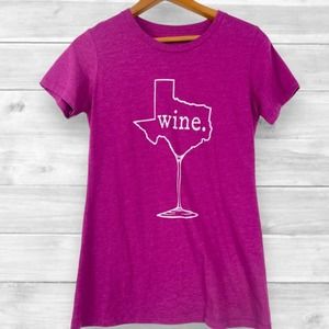 TEXAS Wine‎ Graphic T-Shirt Small